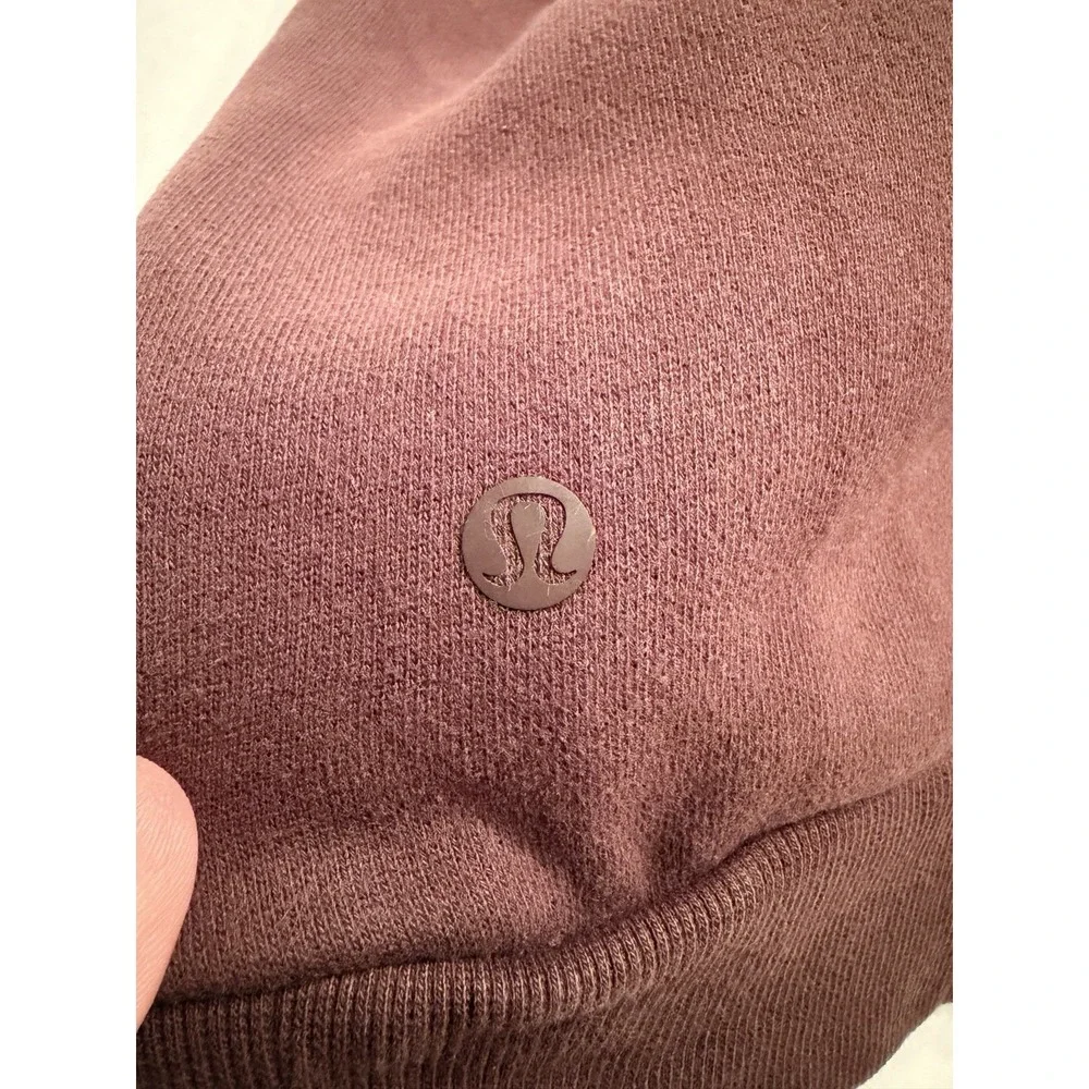 Lululemon Men's Medium Steady State Hoodie Sweatshirt Pullover Brown Athletic - Picture 7 of 9